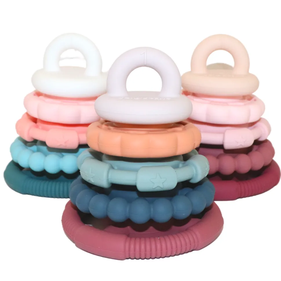 Rainbow Stacker and Teether Toy VARIOUS COLOURS