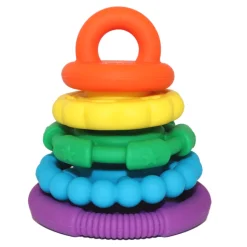 Rainbow Stacker and Teether Toy VARIOUS COLOURS
