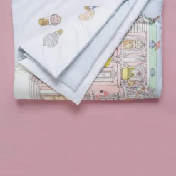 Reversible Quilt - Monceau Mansion/Hot Air Balloon