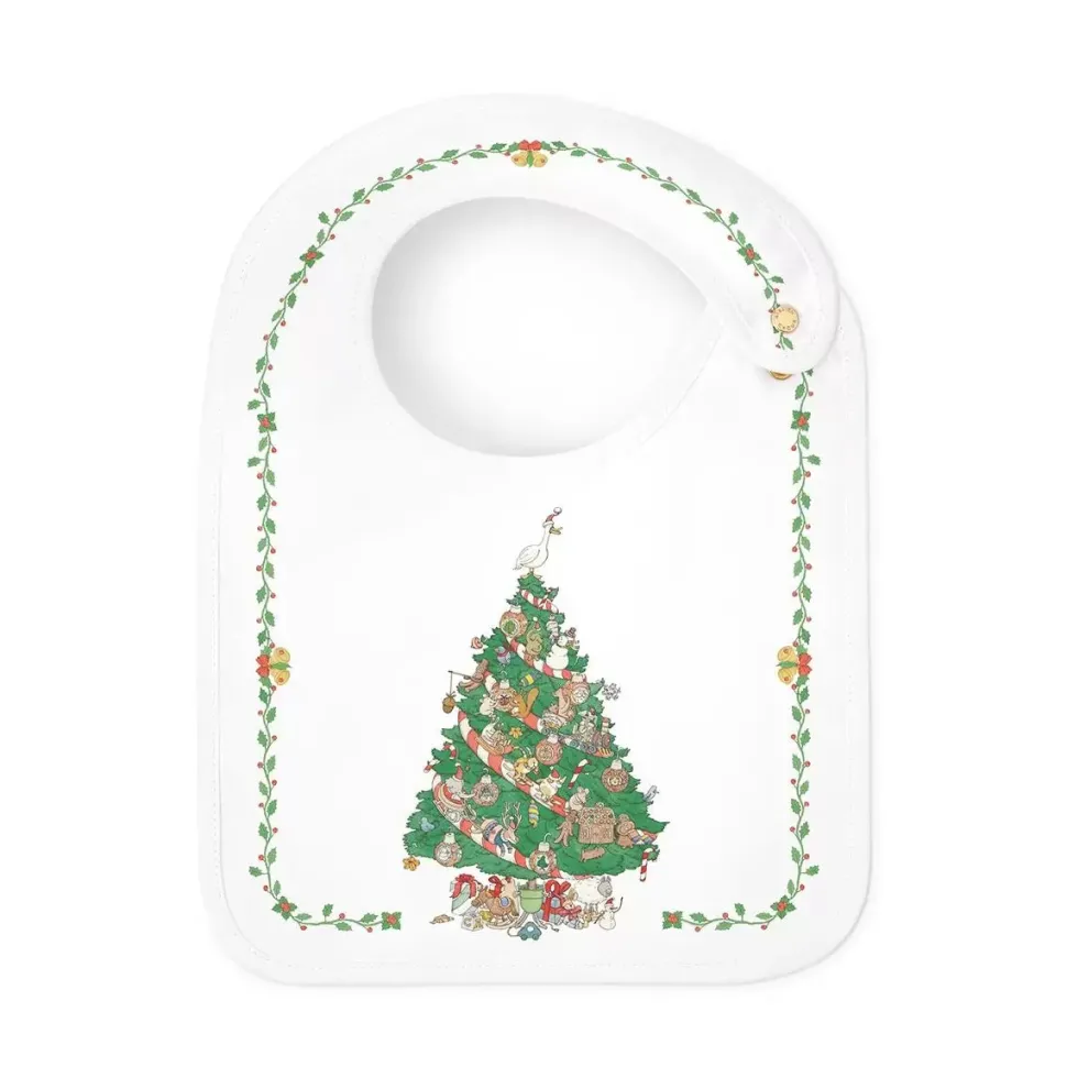 Satin Bib – Christmas