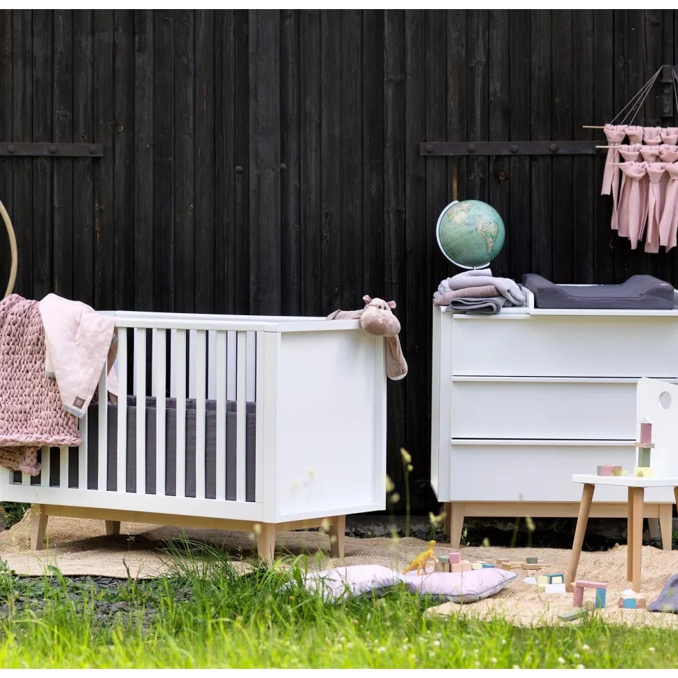 Scandy Cot - White