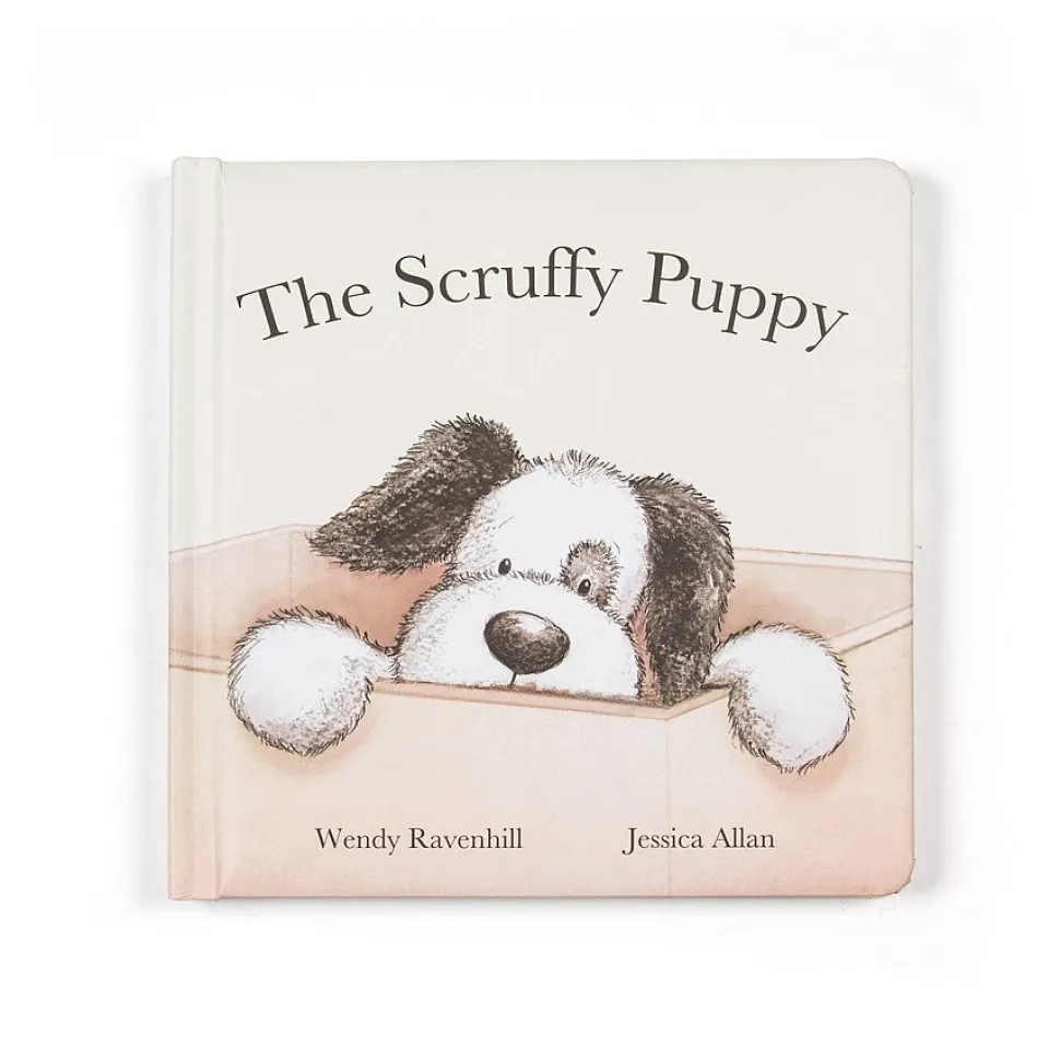 Scuffy Puppy Book (Bashful Black & Cream Puppy)