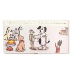 Scuffy Puppy Book (Bashful Black & Cream Puppy)