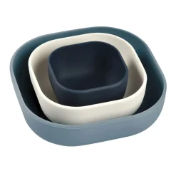 Silicone 3 Piece Nesting Bowl Set VARIOUS COLOURS