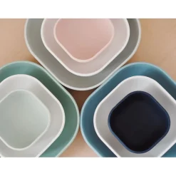 Silicone 3 Piece Nesting Bowl Set VARIOUS COLOURS