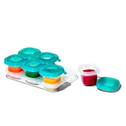 Silicone Baby Blocks - Teal VARIOUS SIZES
