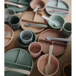 Silicone Feeding Spoon - 2 pack VARIOUS COLOURS