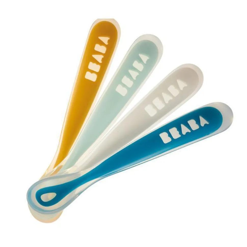 1st Stage Ergonomic Silicone Spoons - Set of 4