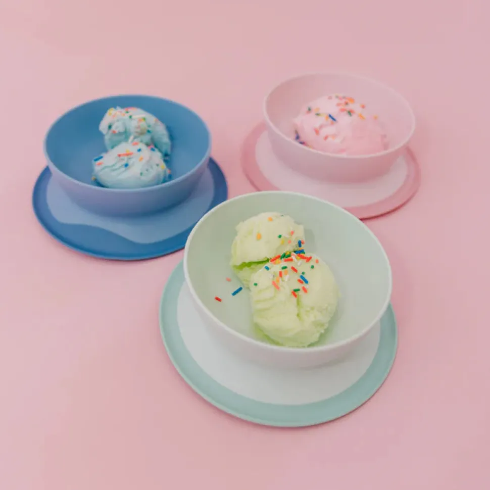 Stick & Stay Suction Divided Bowl VARIOUS COLOURS