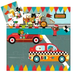 The Racing Car 16pc Silhouette Puzzle