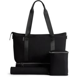 The Saturday Bag (BLACK) Neoprene Tote/Baby/Travel Bag