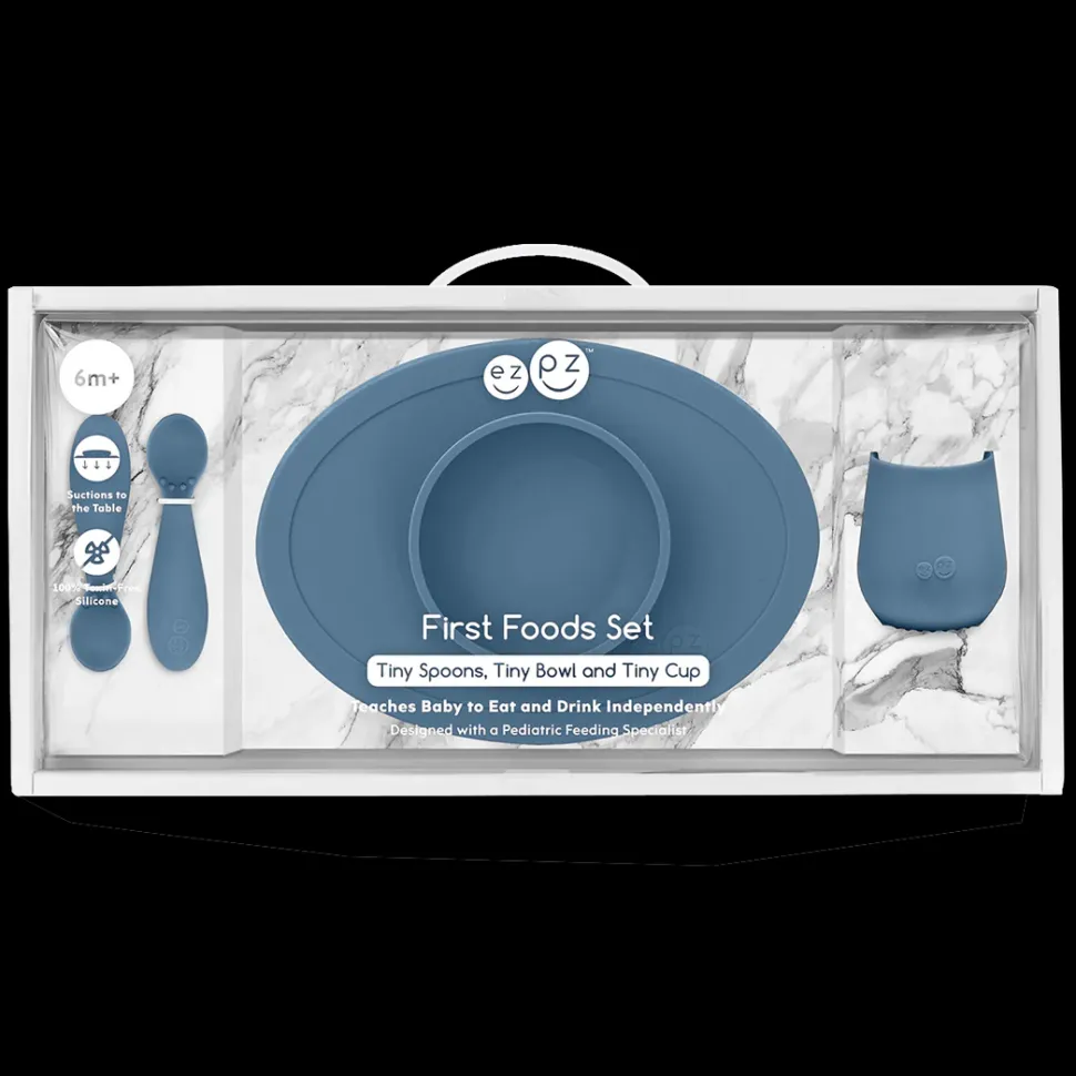 Tiny First Food Set - Indigo