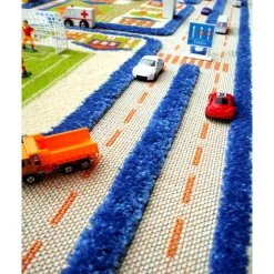 Traffic Blue Rug