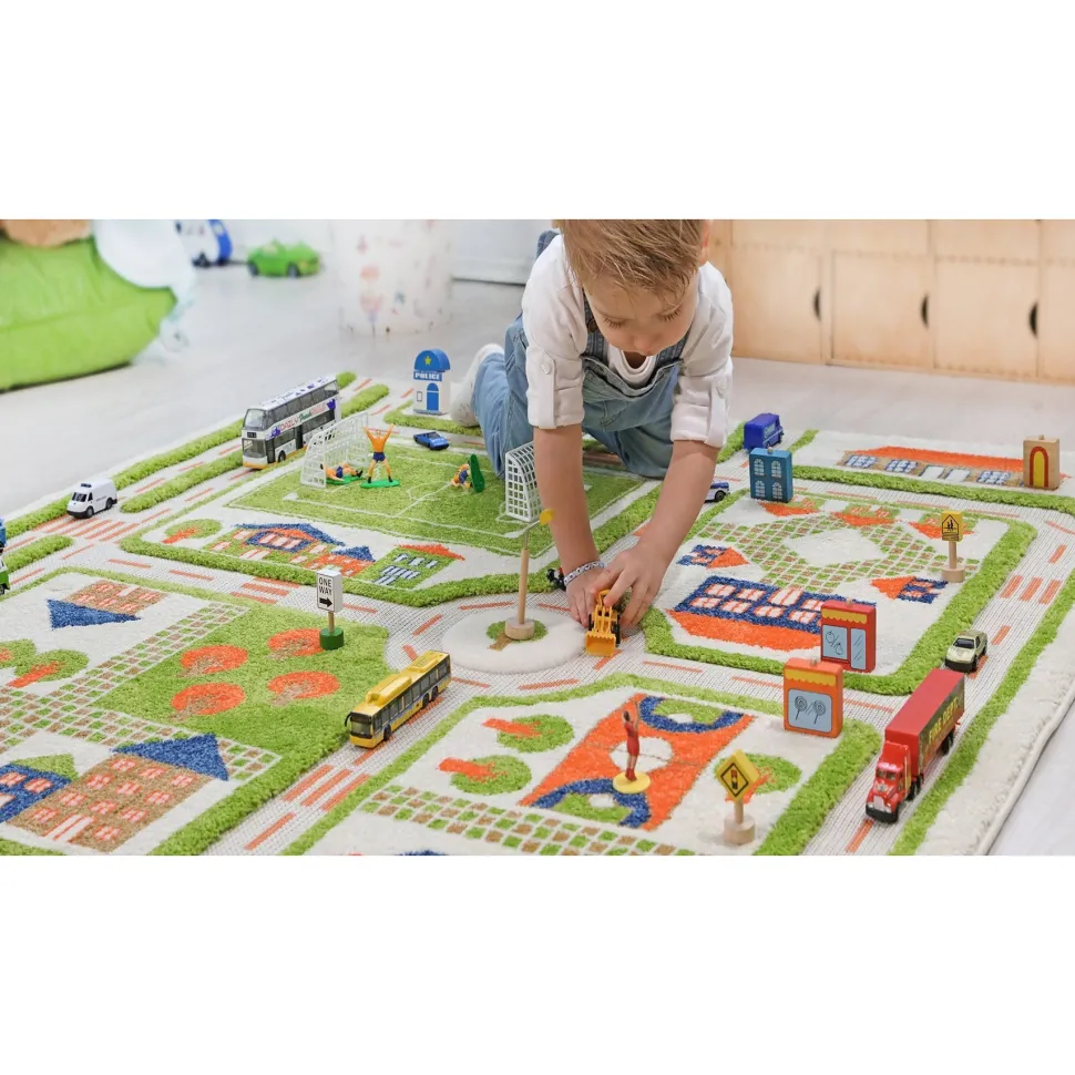 Traffic Green Rug