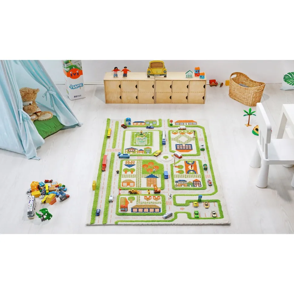 Traffic Green Rug