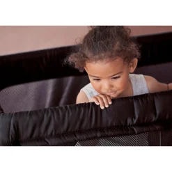 Travel Cot Light - Black Mesh