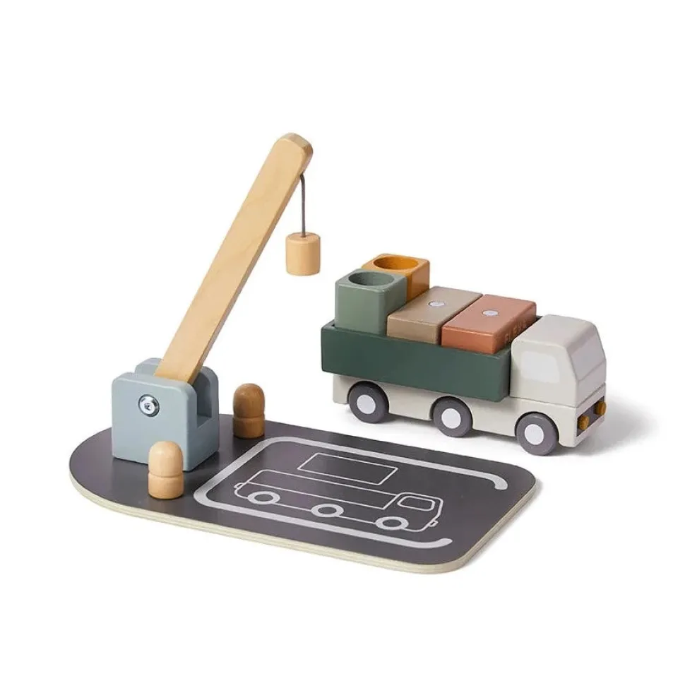 Truck and Crane
