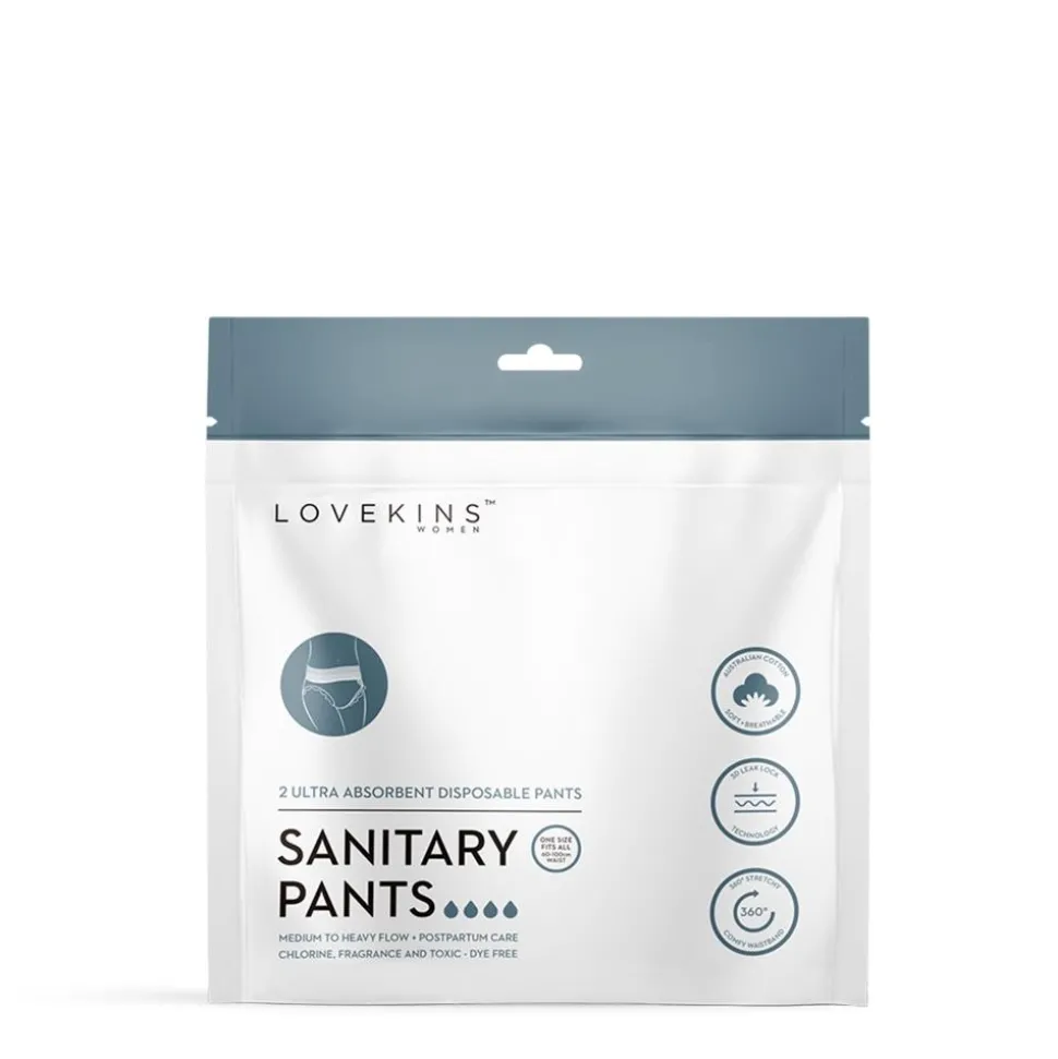 2 Ultra Absorbent Sanitary Pants