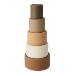 Vanja Silicone Stacking Tower VARIOUS COLOURS