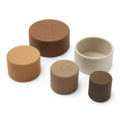 Vanja Silicone Stacking Tower VARIOUS COLOURS