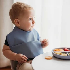 Waterproof Snuggle Bib - Sky
