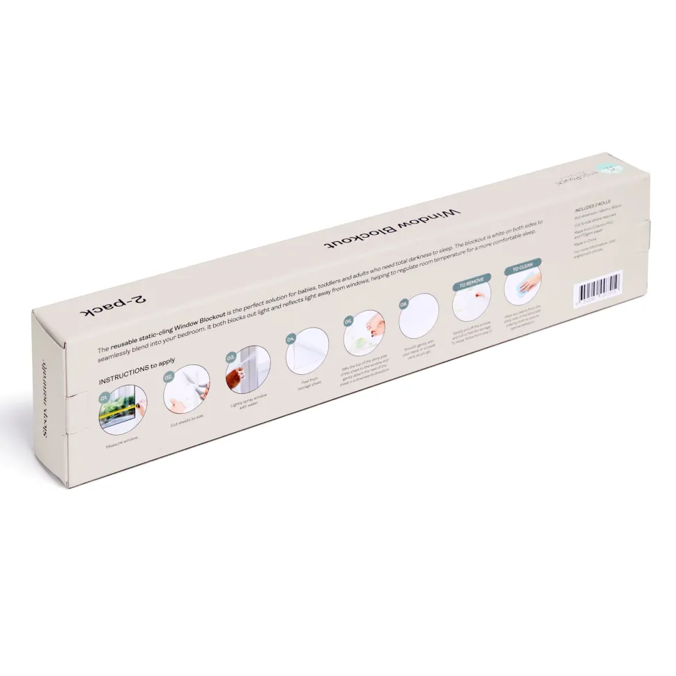 Window Blockout 2 pack - White