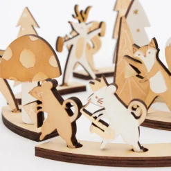 Wooden Marching Band Advent Calendar