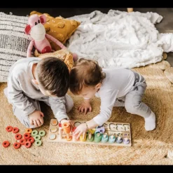 Wooden Numbers & Blocks Counting Set