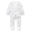 Zip Growsuit - Pale Grey Tree