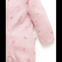 Zip Growsuit - Poeny Blossom