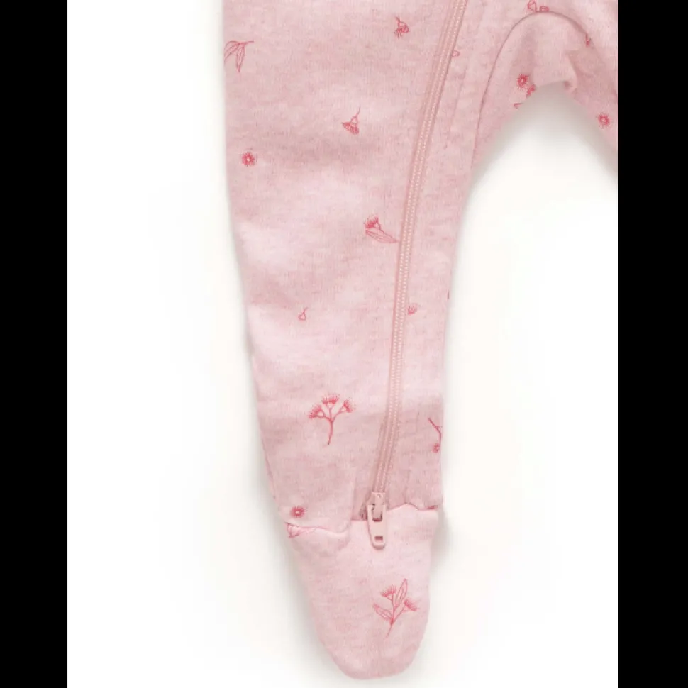 Zip Growsuit - Poeny Blossom