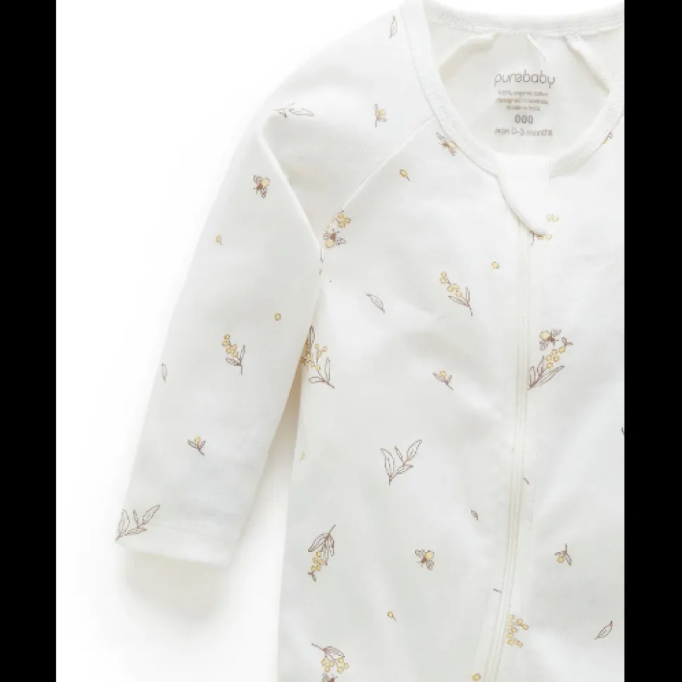 Zip Growsuit - Vanilla Wattle Bee